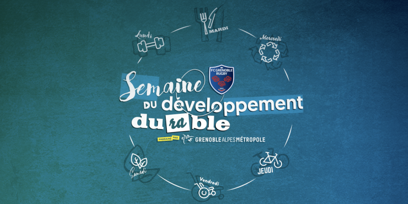 Semaine Développement Durable FC Grenoble Rugby Ecolosport