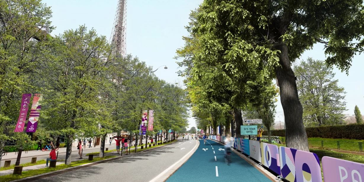 Olympistes Paris 2024 Vélo Pistes Cyclables Ecologie Ecolosport