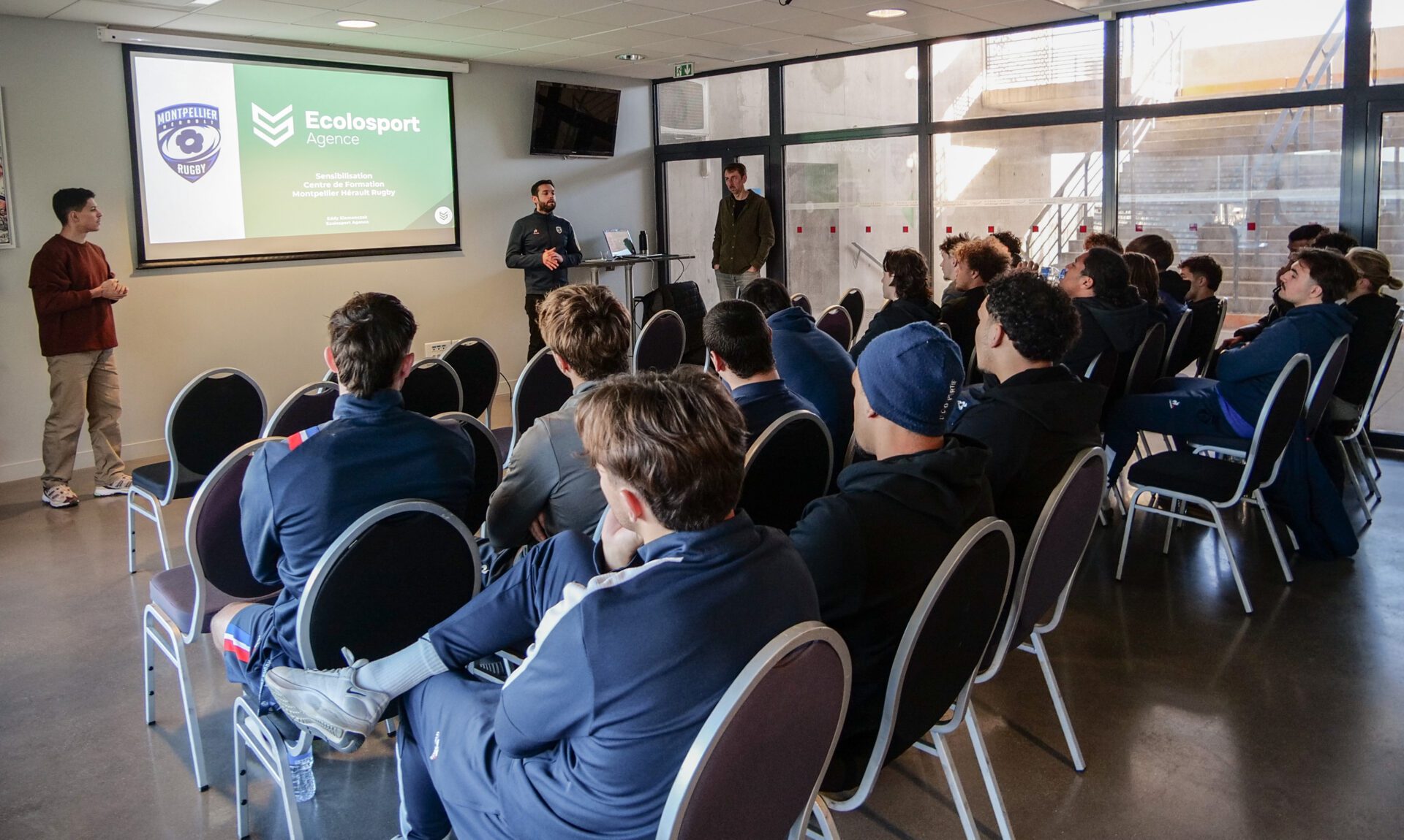 Rugby : le Montpellier HR sensibilise ses Espoirs aux enjeux environnementaux