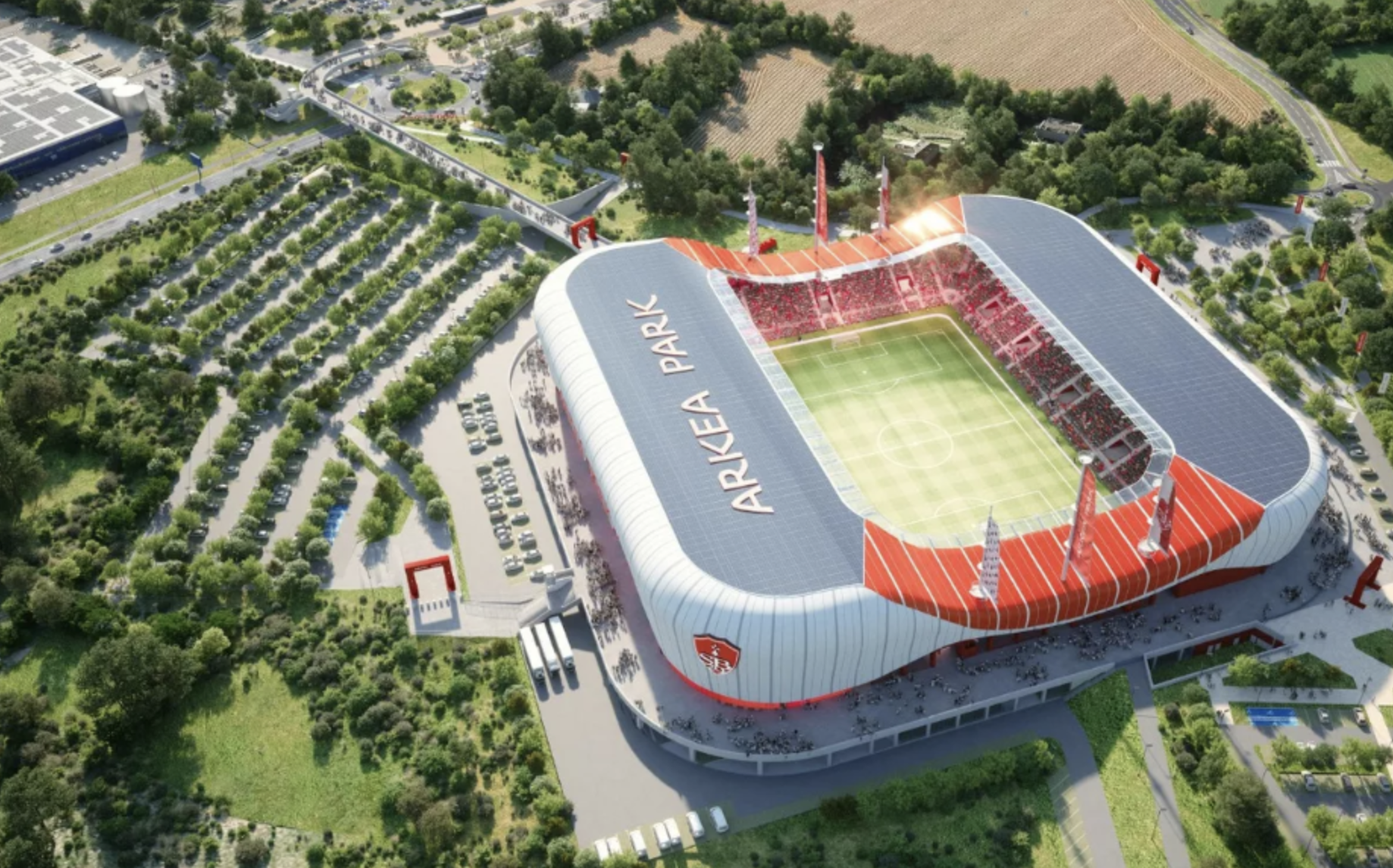 Brest Arkéa Park, un nouveau stade brestois qui fait débat
